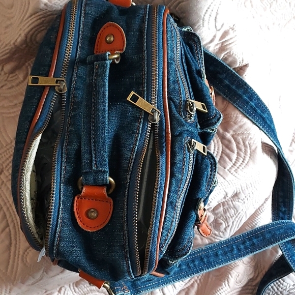 MI•DOU+DENIM CROSSBODY/SHOULDER/SATCHEL BAG - Picture 7 of 13